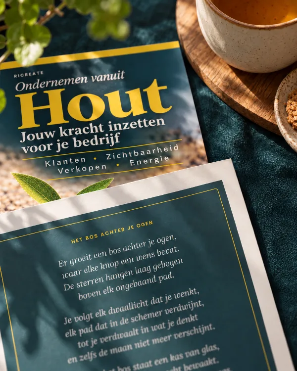 Gedicht uit het Hout Kompas