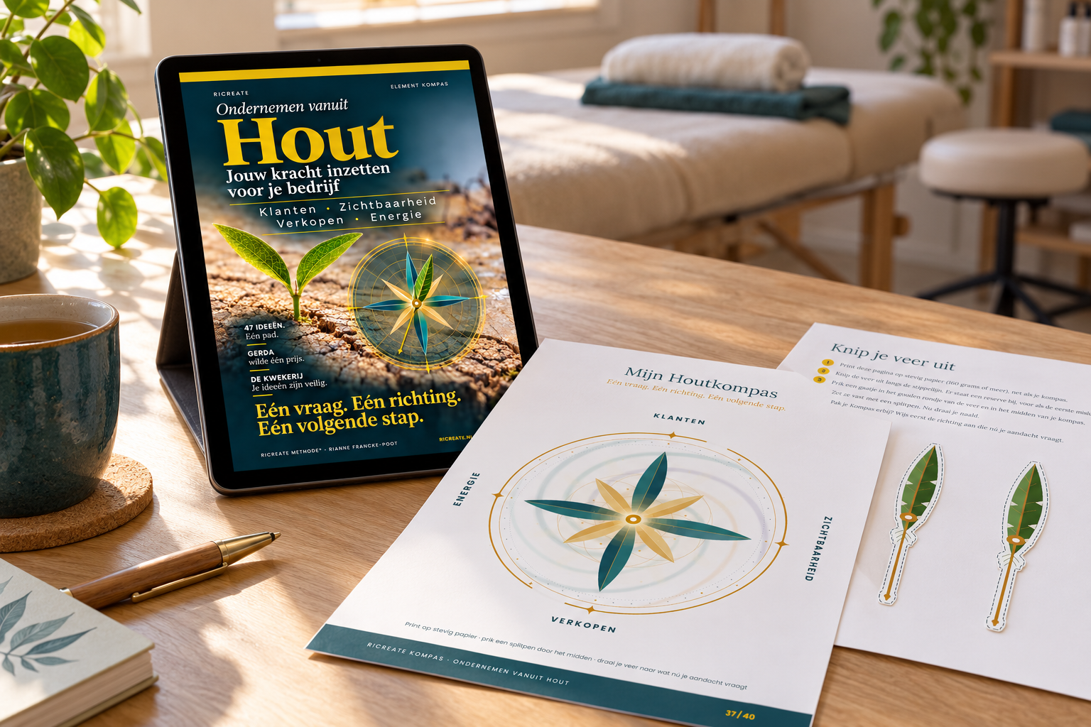 Hout Kompas, Ricreate werkboek voor ondernemers