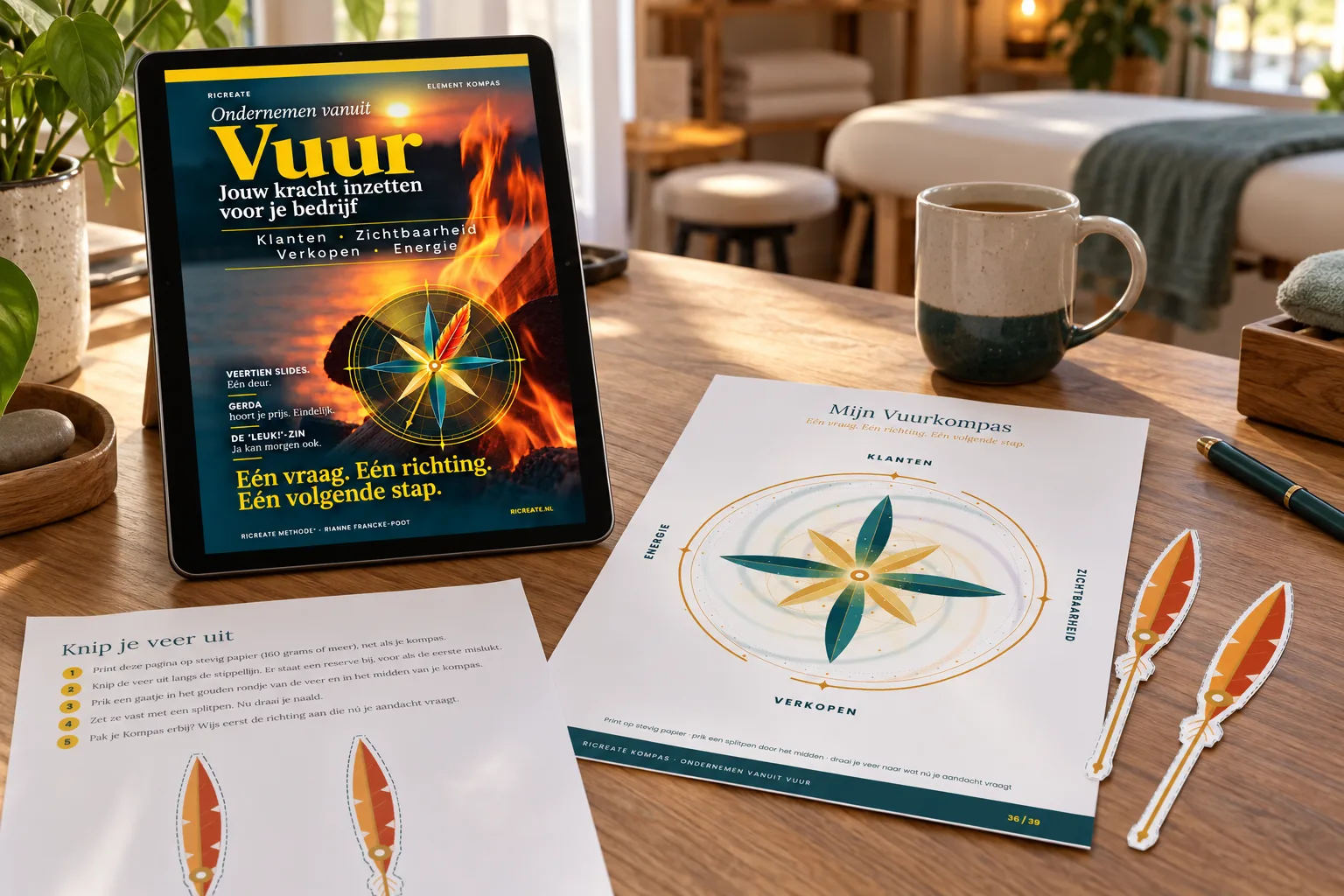 Vuur Kompas, Ricreate werkboek voor ondernemers