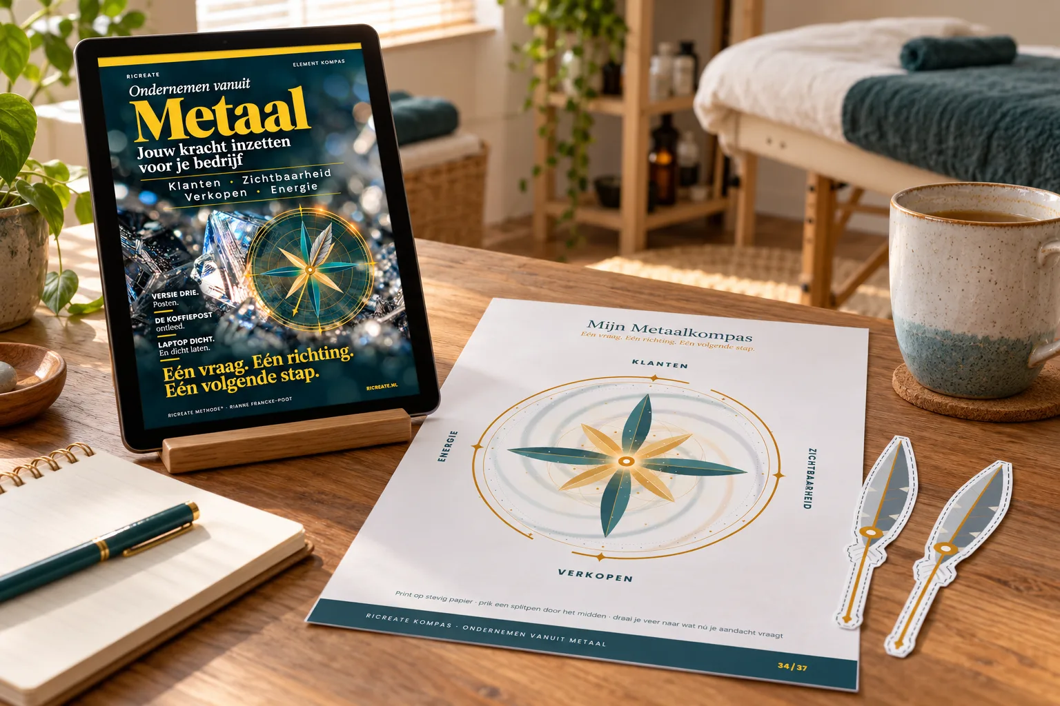 Metaal Kompas, Ricreate werkboek voor ondernemers