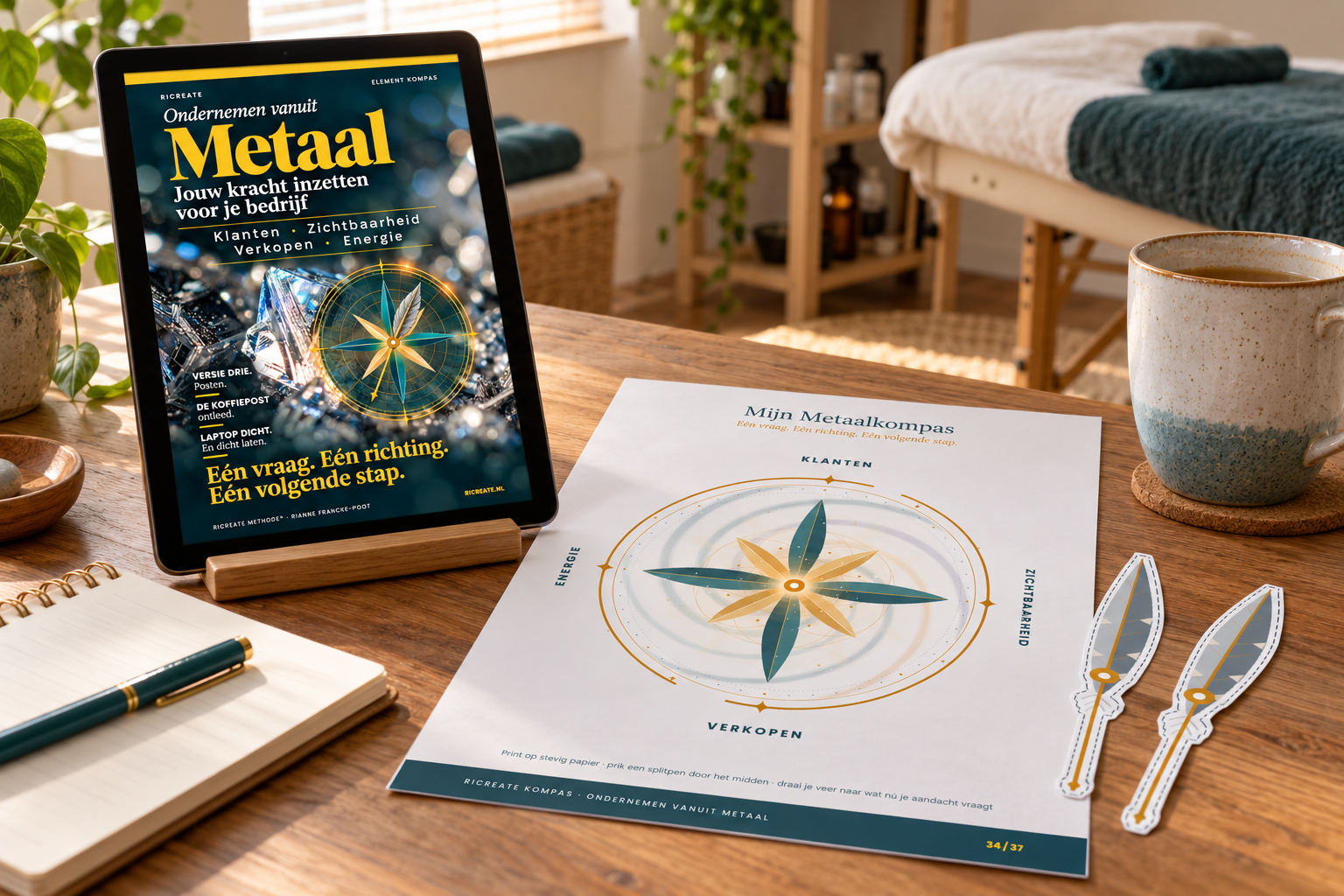 Metaal Kompas, Ricreate werkboek voor ondernemers